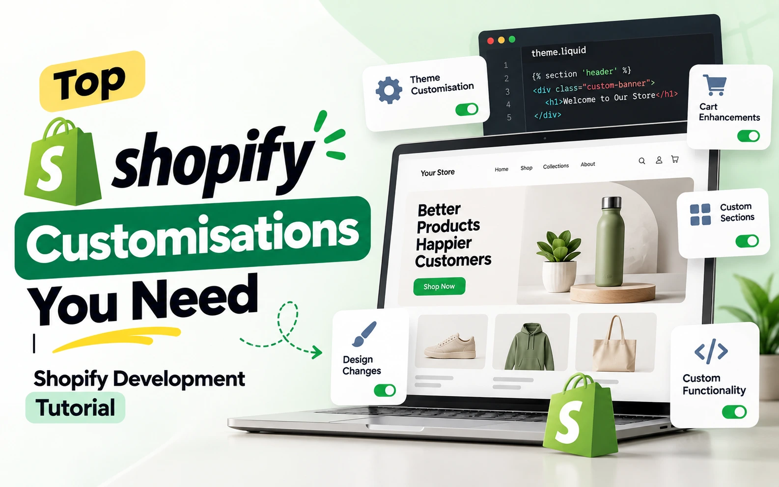 Top Shopify customisations you need | Shopify Development tutorial