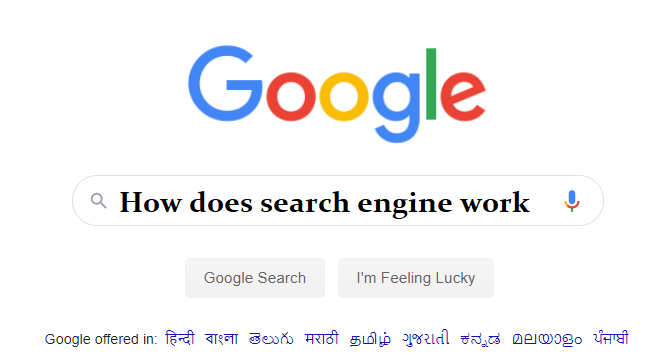 how search engine work