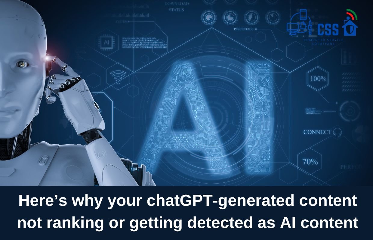 Here’s why your chatGPT-generated content not ranking or getting detected as AI content